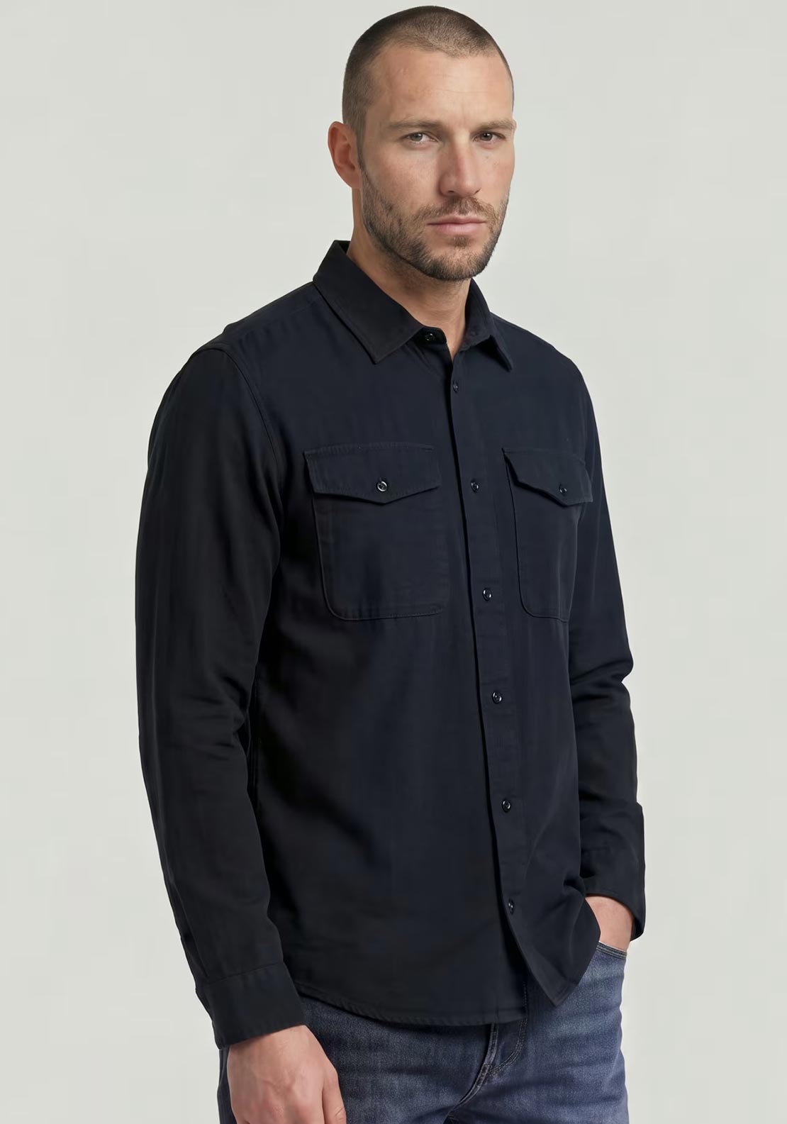 G-Star Marine Slim Shirt, Dark Blue