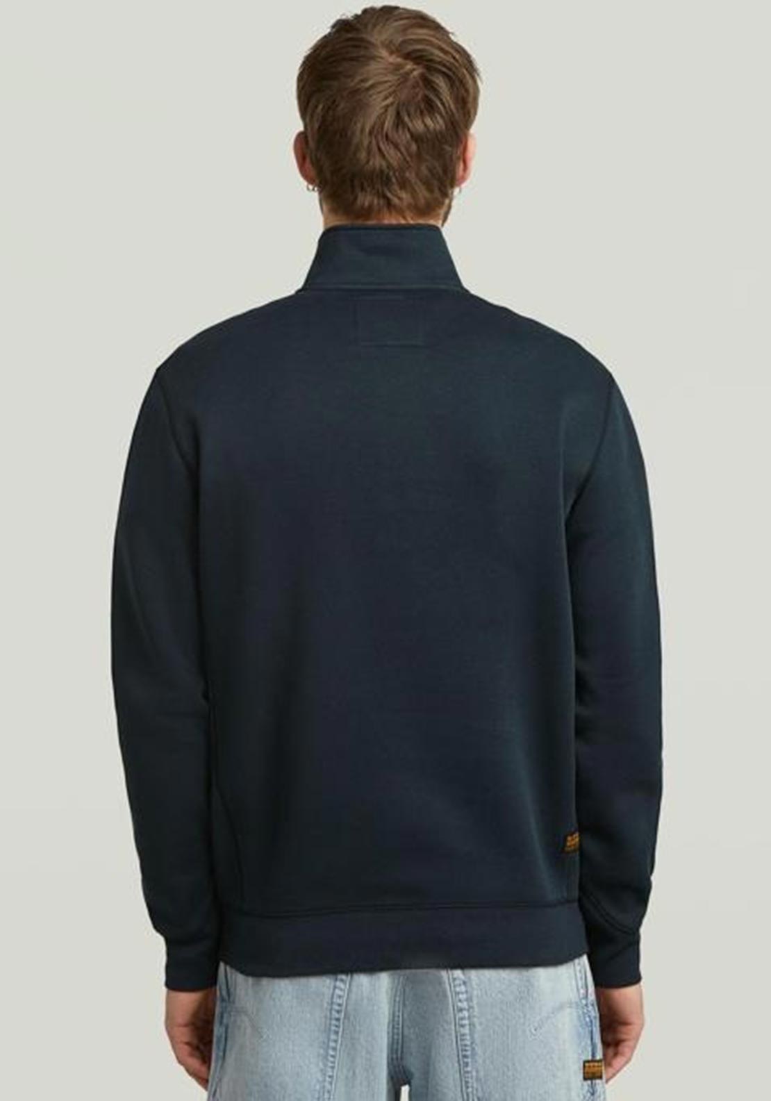 G-Star Raw Premium Core Half Zip Sweatshirt, Navy