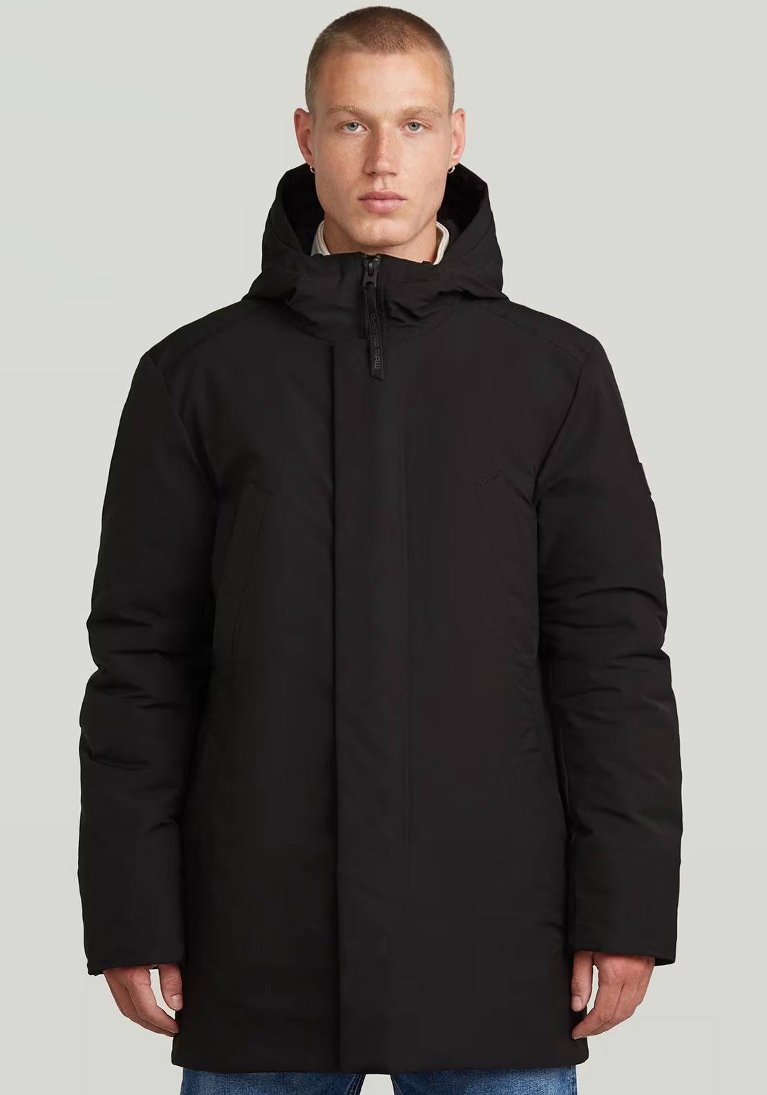 G-Star Raw Vodan Hooded Parka Jacket, Black
