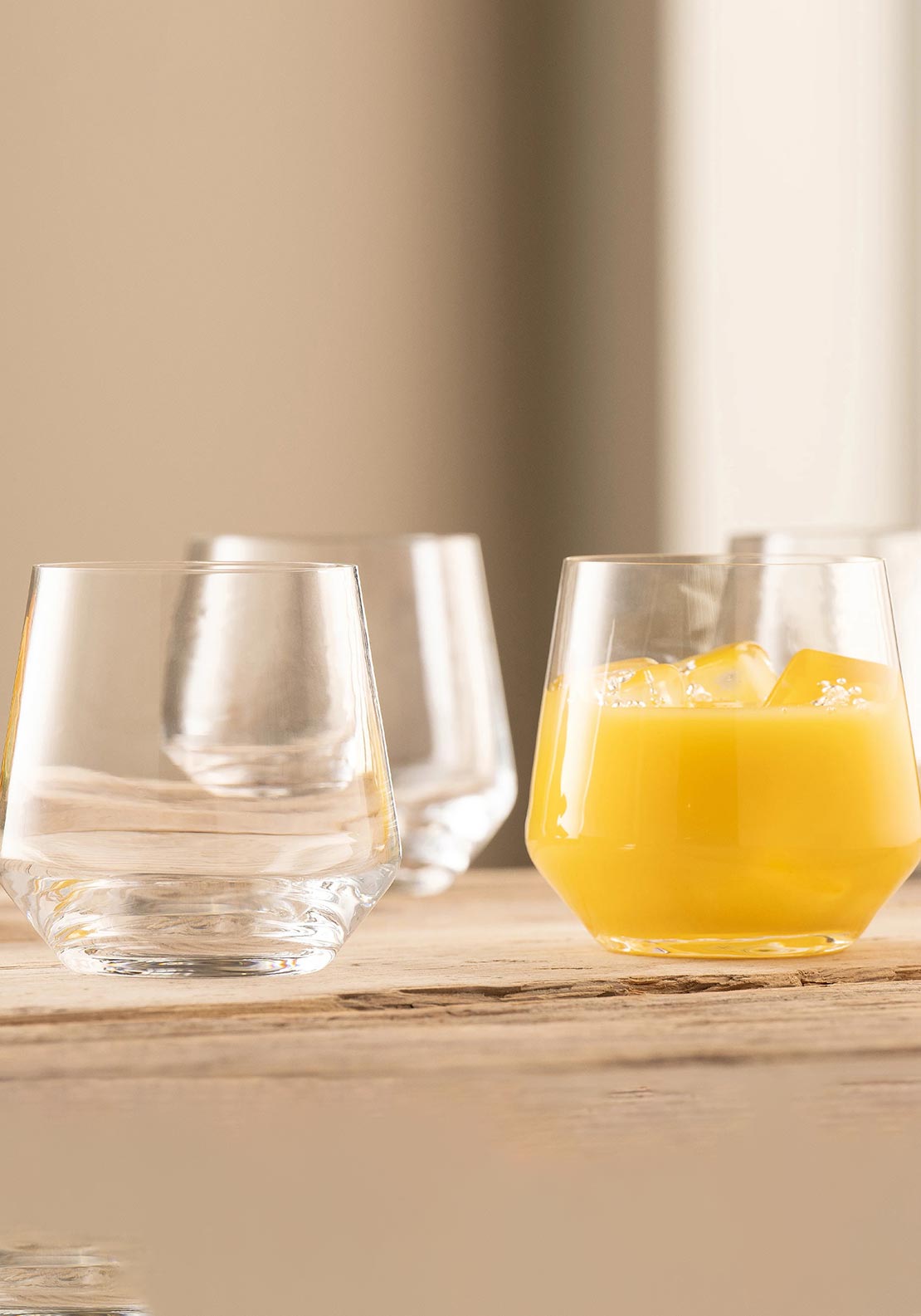 Galway Crystal Set of 4 Solus Tumbler Glasses