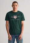 Gant Archive Shield T-Shirt, Tartan Green