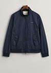 Gant Cotton Lightweight Harrington Jacket, Evening Blue