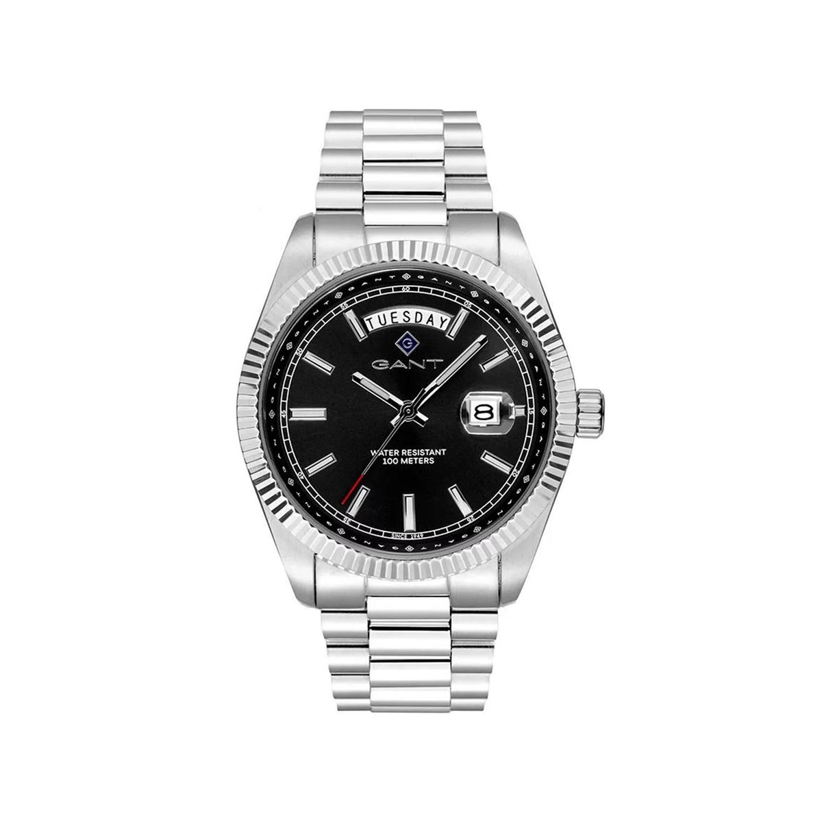 Gant Men’s Fairfax Watch, Silver & Black