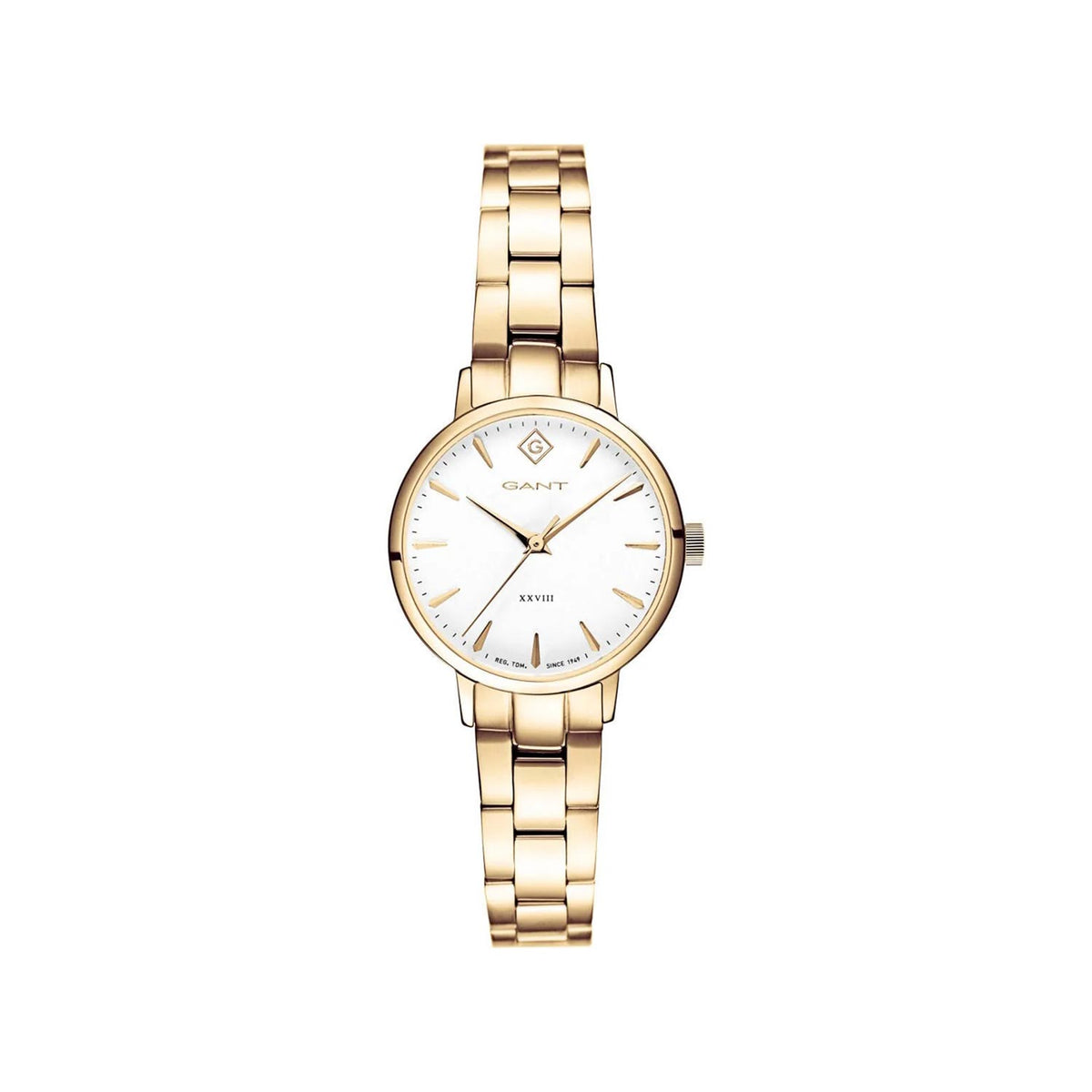 Gant Ladies Park Avenue Watch, Gold & White