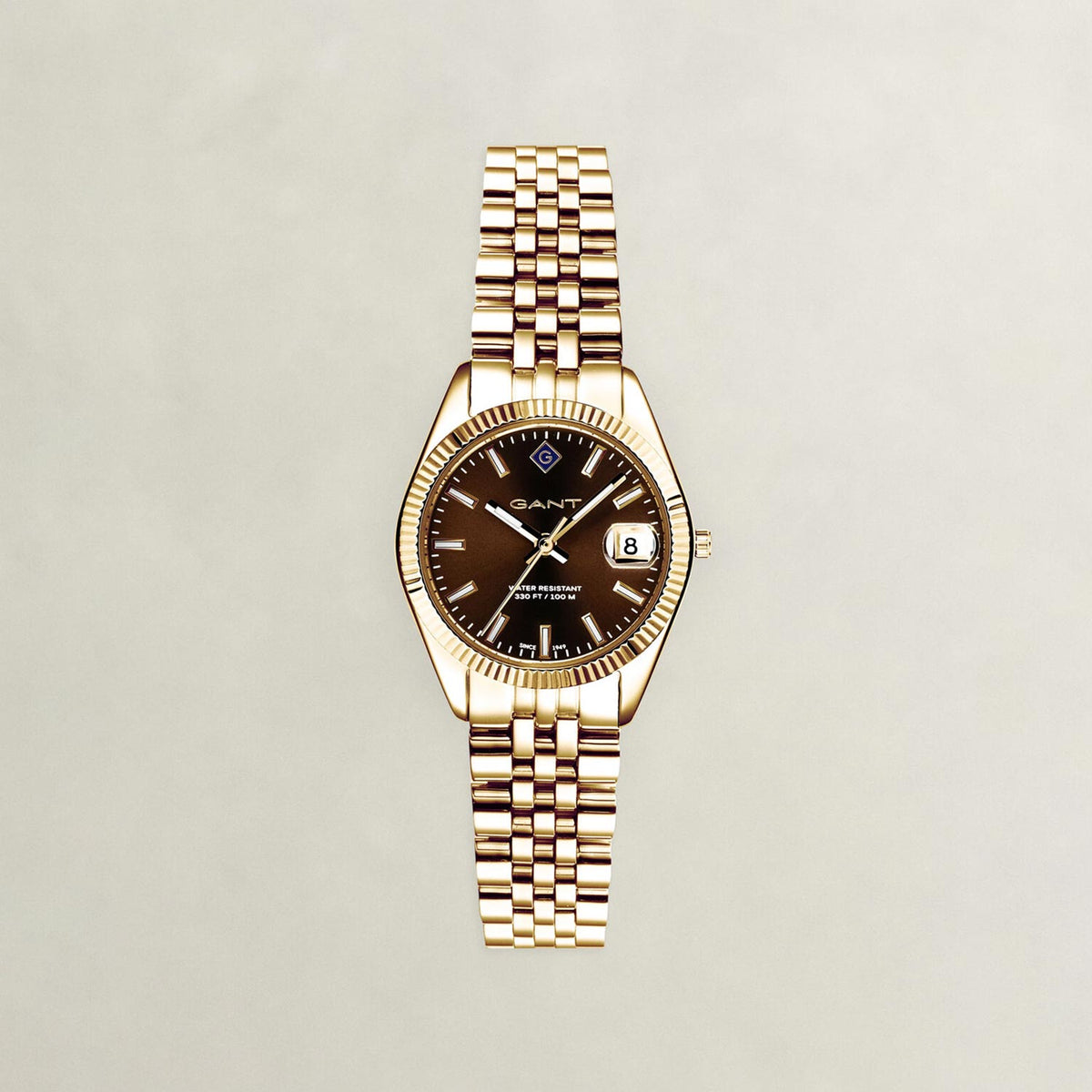 Gant Ladies Sussex Mini Watch, Gold & Brown
