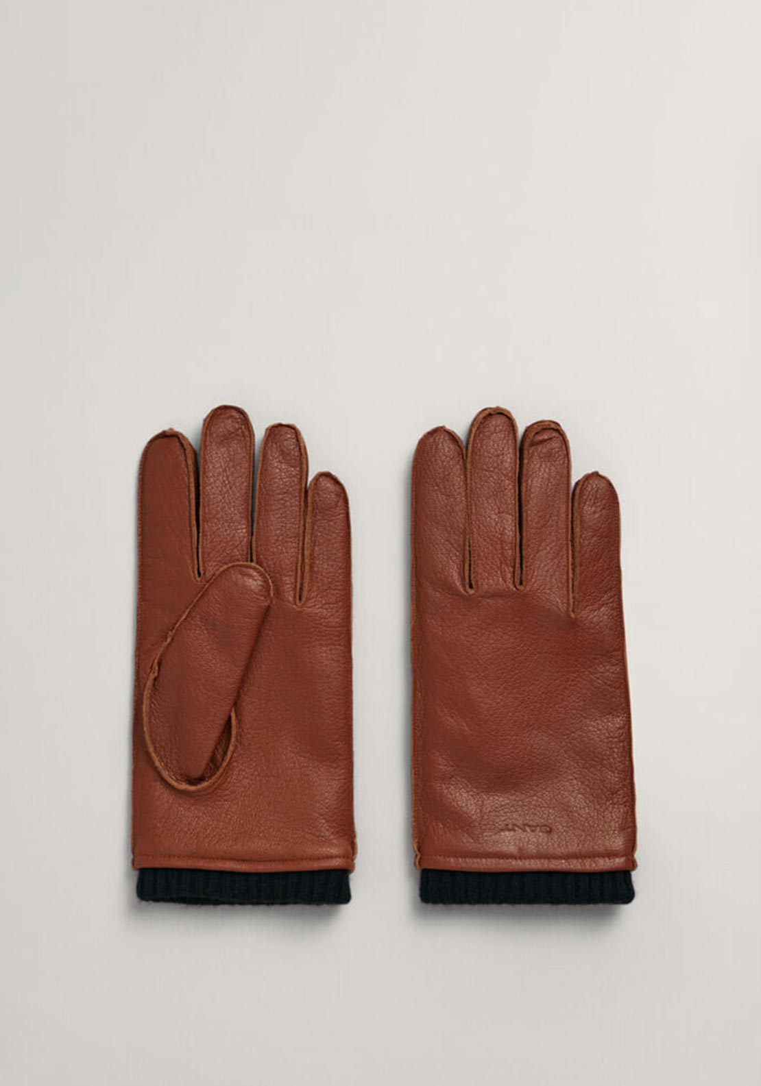 Gant Leather Gloves, Clay Brown McElhinneys