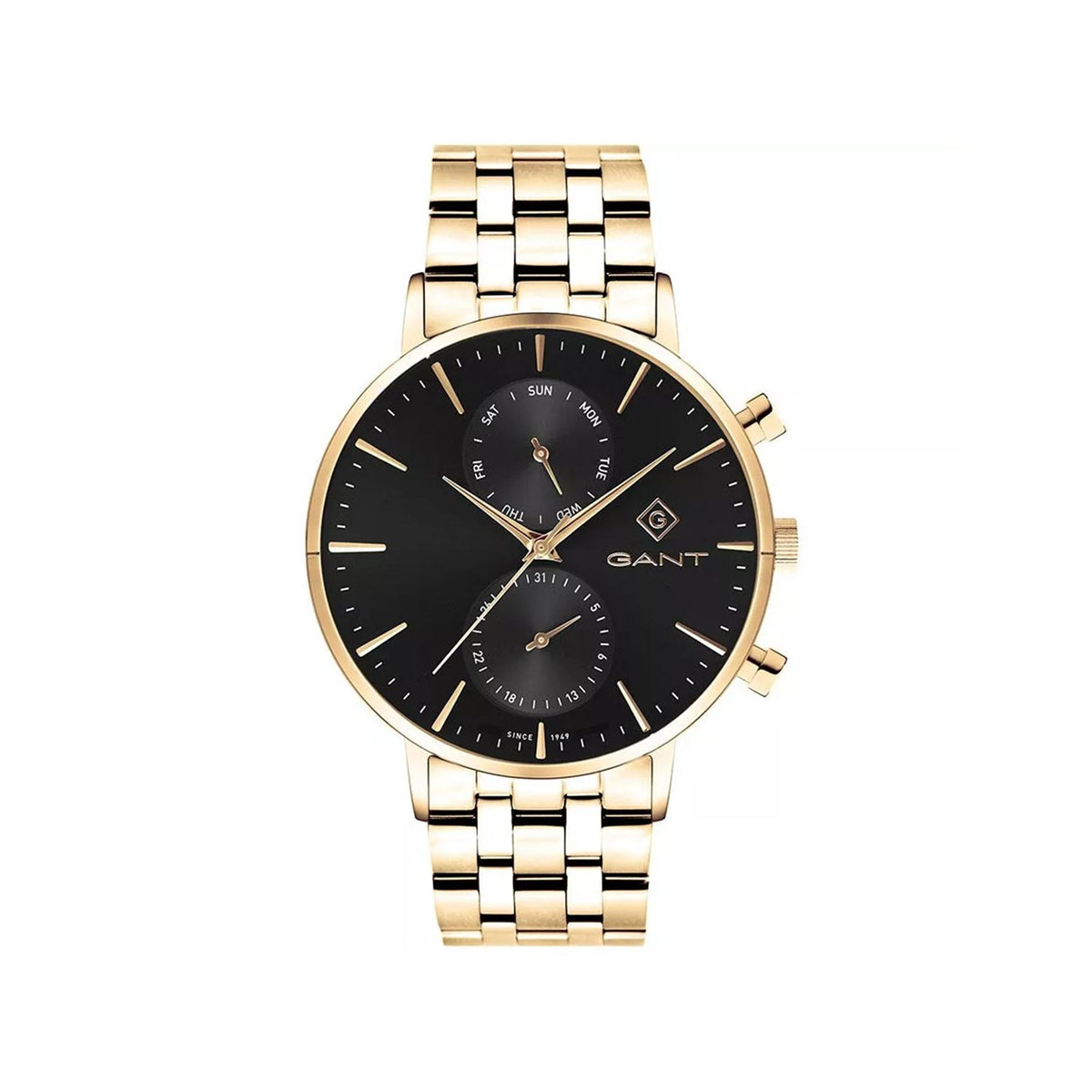 Gant Men’s Park Hill Day Date II Watch, Gold & Black