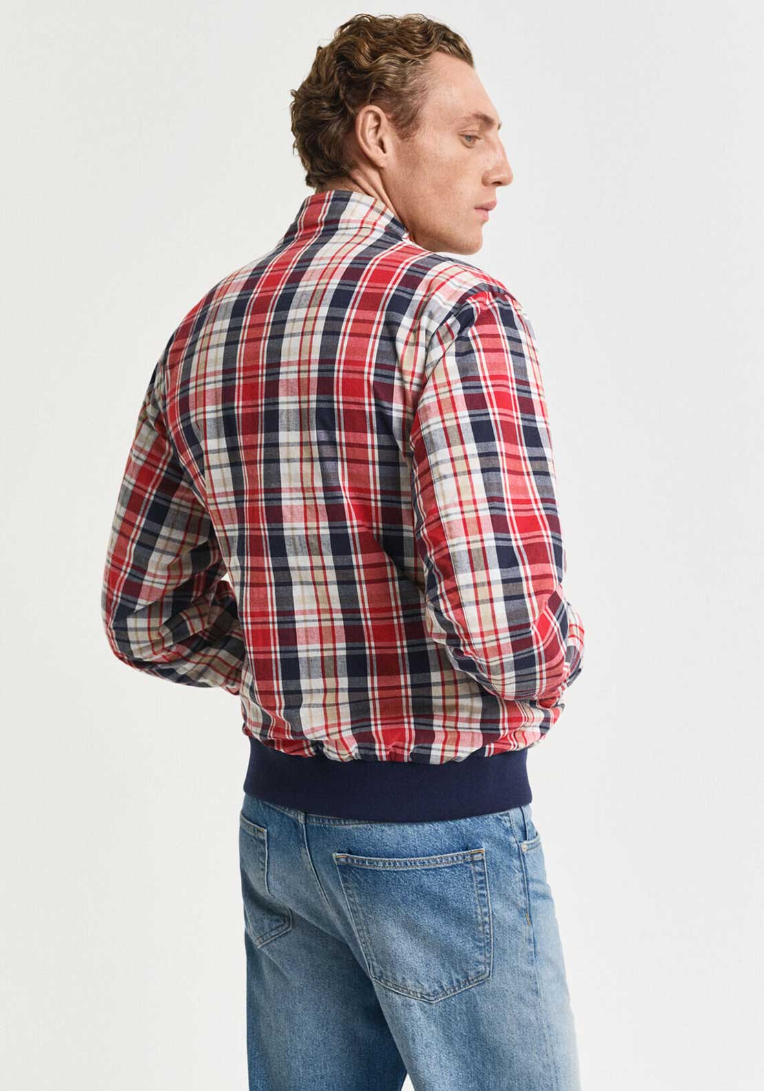 Gant Reversible Harrington Jacket, Classic Blue