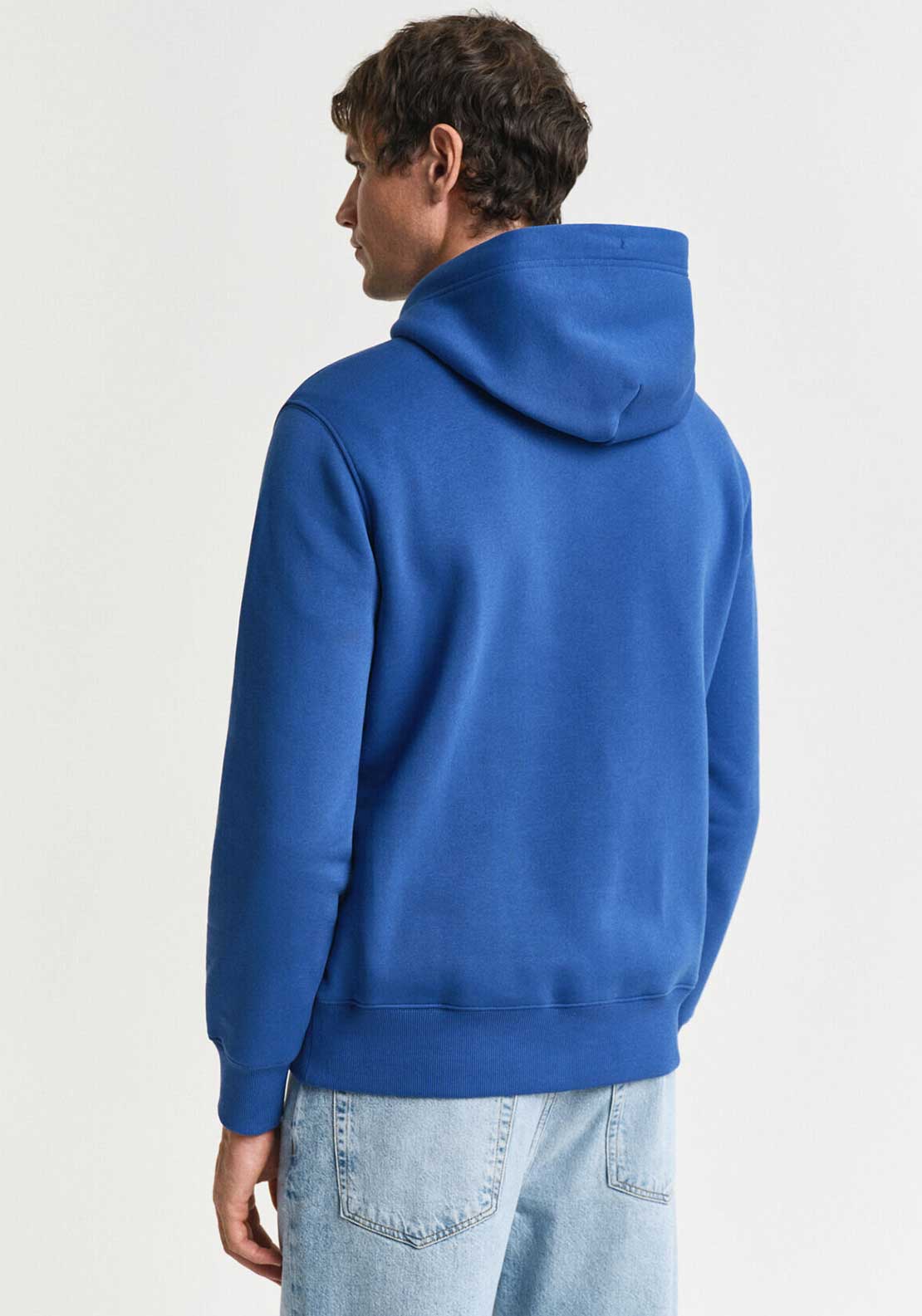 Gant Shield Hoodie, Rich Blue