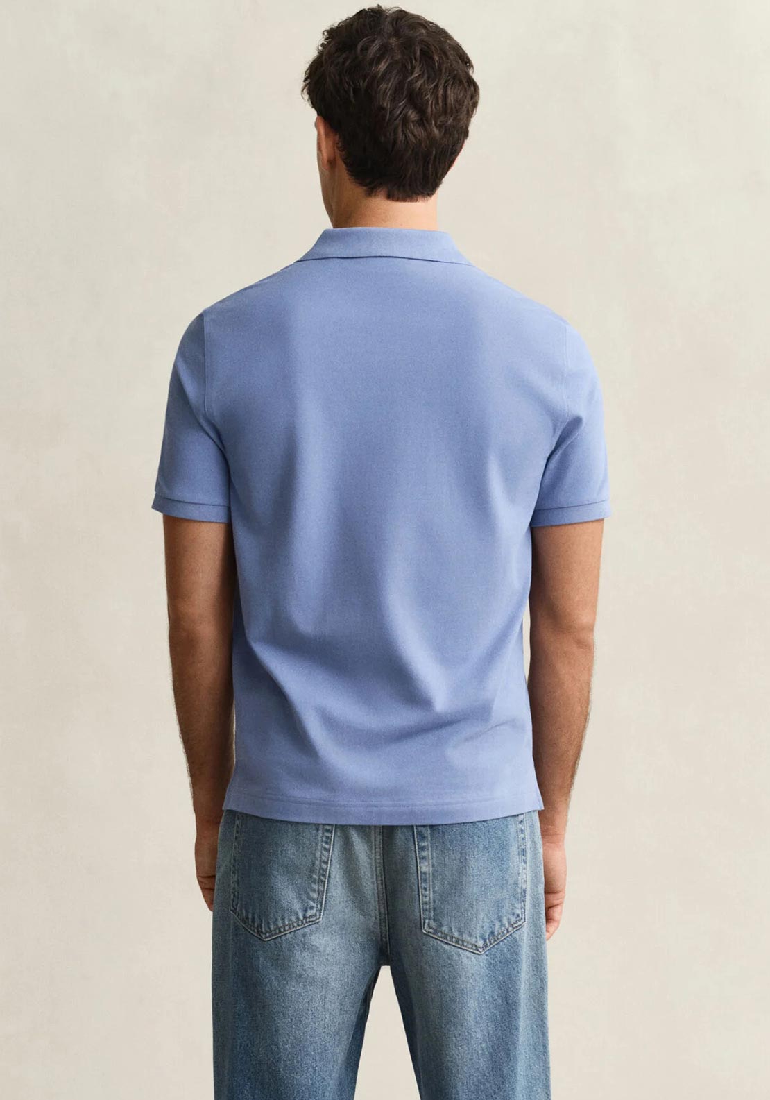 Gant Shield Pique Polo Shirt, Blue