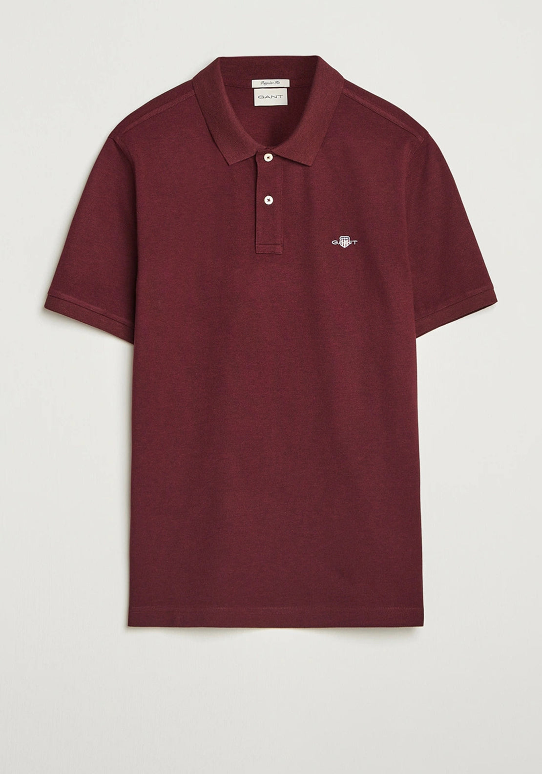 Maroon Gant Polo 4xl GANT Contrast Piqué Polo Shirt Plumped Red