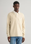 Gant Shield Heavy Rugger Polo Shirt, Silky Beige