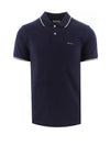 Gant Tipping Pique Rugger Polo Shirt, Evening Blue