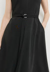 Gerry Weber Cutout Tie Back Midi Dress, Black