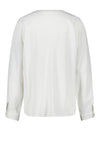 Gerry Weber Cutout Detail Pleated Blouse, White