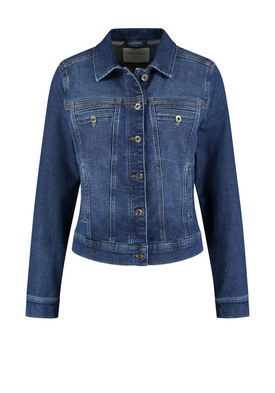 Gerry Weber Buttoned Denim Jacket, Blue McElhinneys