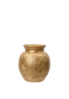 Kaemingk Terracotta Medium Planter Pot, Gold