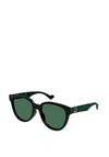 Gucci GG0960SA Ladies Wayfarer Sunglasses, Green