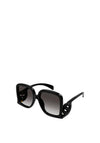 Gucci GG0876SA Ladies GG Oversized Square Sunglasses, Black