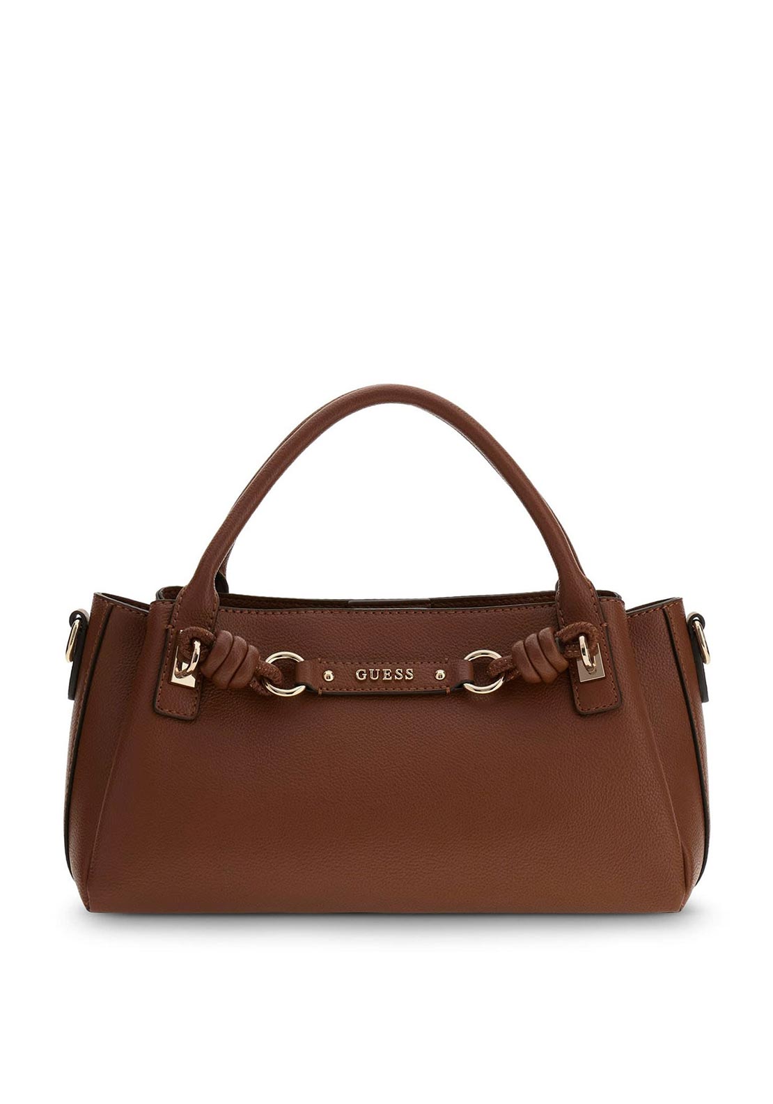 Guess Camelia Satchel Bag, Cognac
