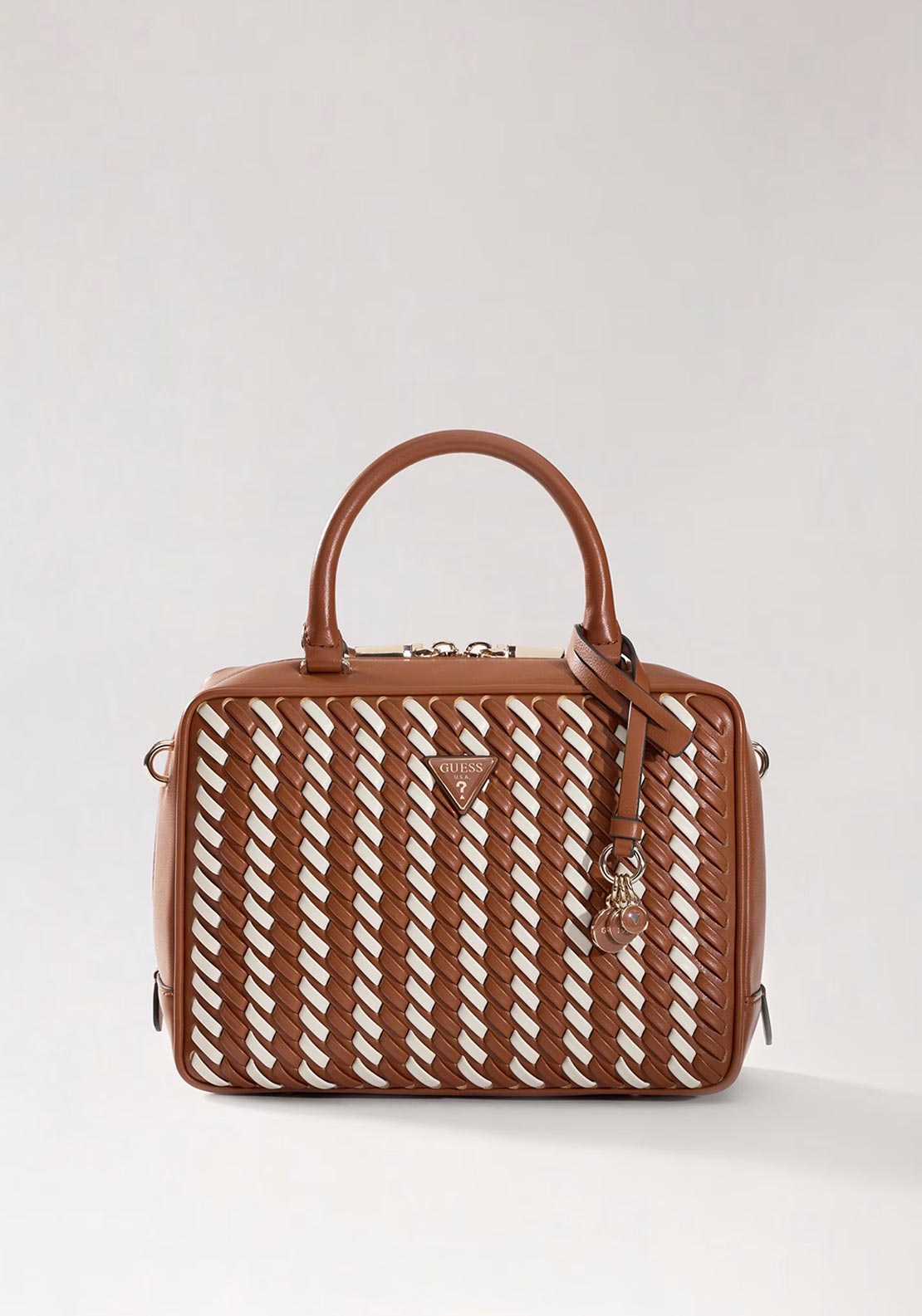 Guess Kora Box Grab Bag, Brown