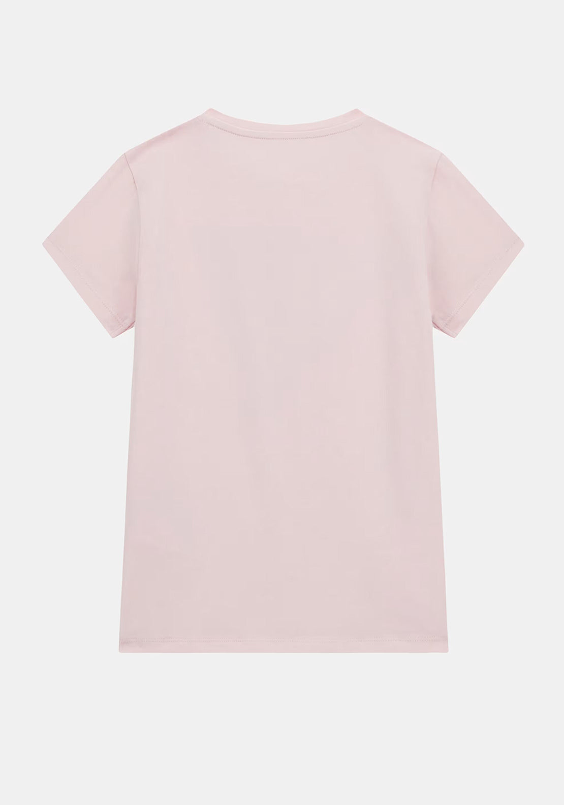 Guess Older Girl Triangle Logo Short Sleeve Tee, Pink