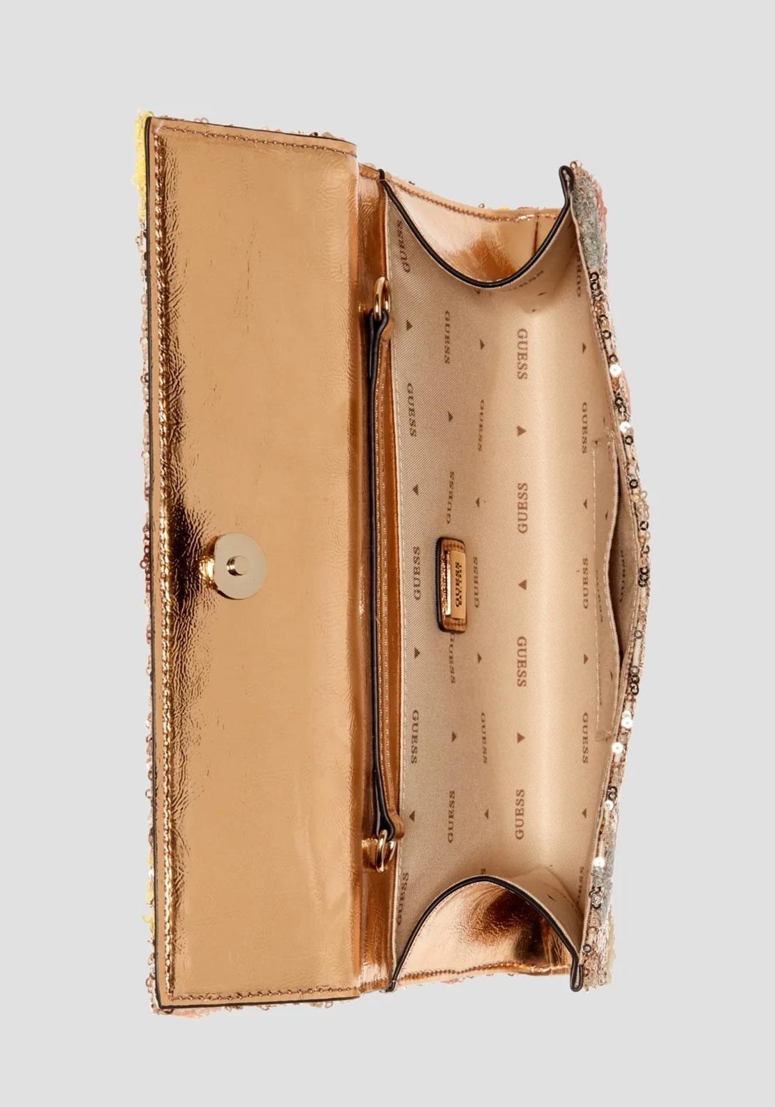 Guess Tasmin Mini Sequin Floral Clutch Bag, Multi