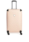 Guess Wilder Travel 4G Peony Logo 28” Wheel Spinner Suitcase, Light Nude