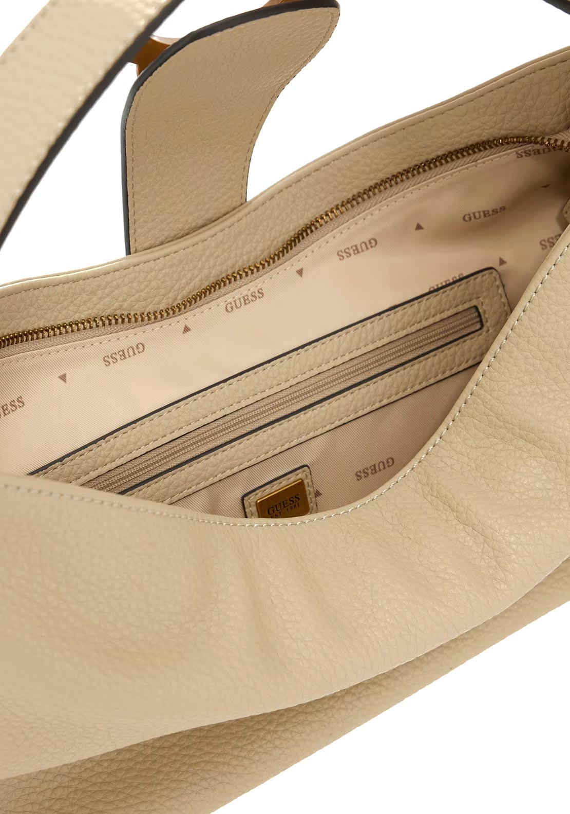 Guess Camden Medium Shoulder Bag, Beige