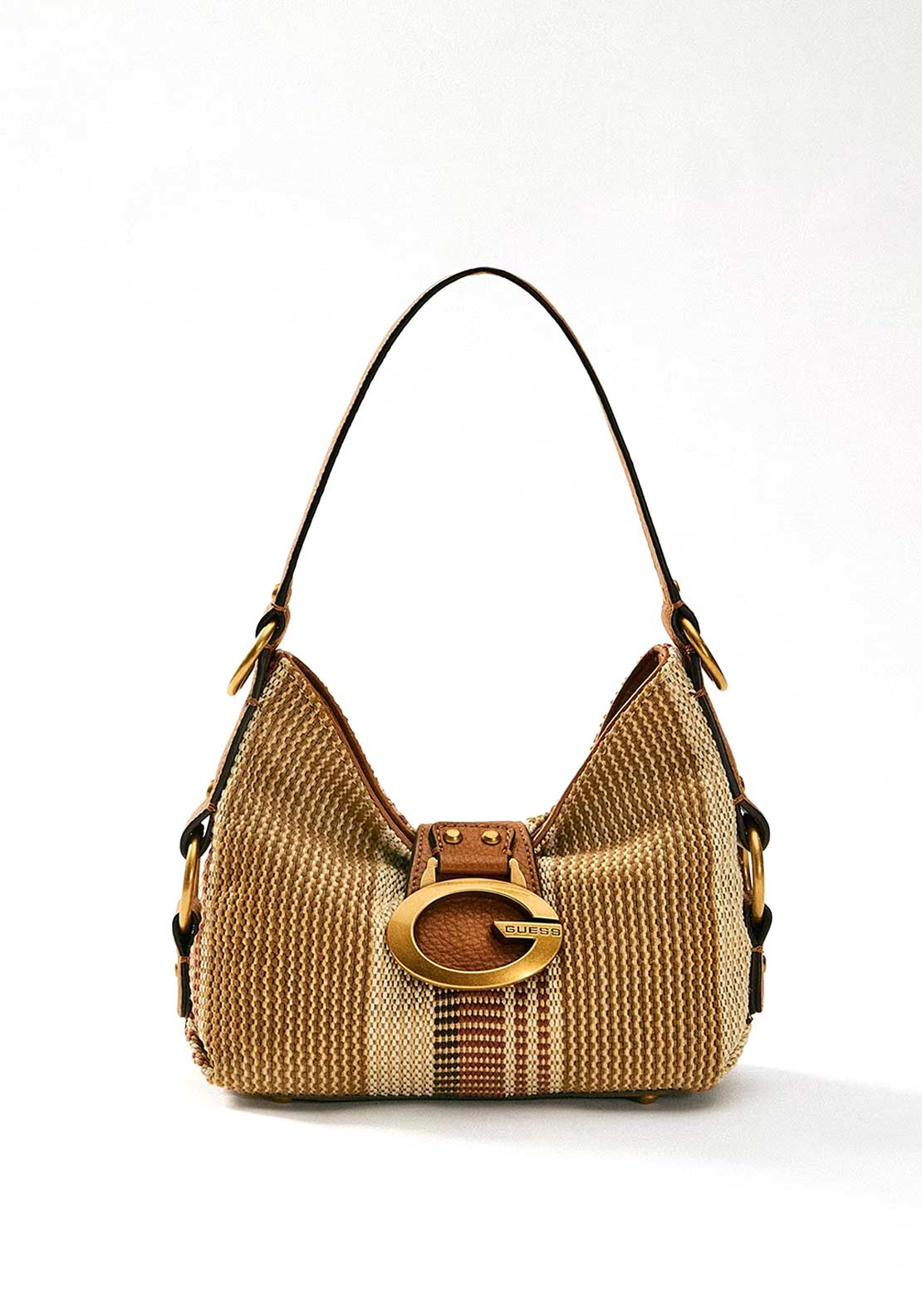 Guess Camden Small Shoulder Bag, Brown