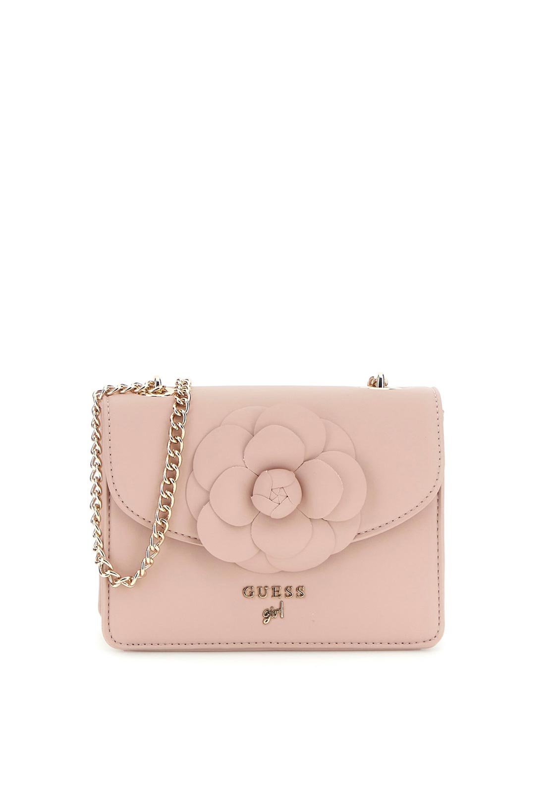 Guess Girl Mini Floral Crossbody Bag, Pink