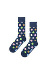 Happy Socks 3 Pair Socks Giftbox, Navy UK 7.5-11.5