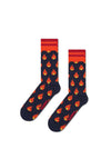 Happy Socks Flames Socks, Navy EU41-46