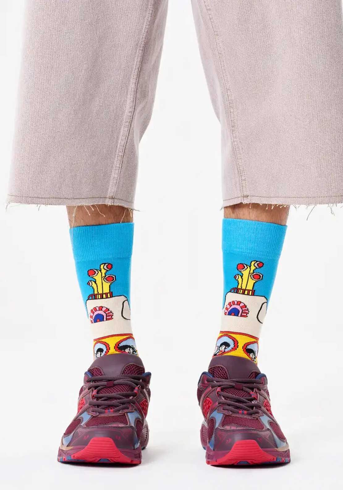 Happy Socks Yellow Submarine Socks, Yellow