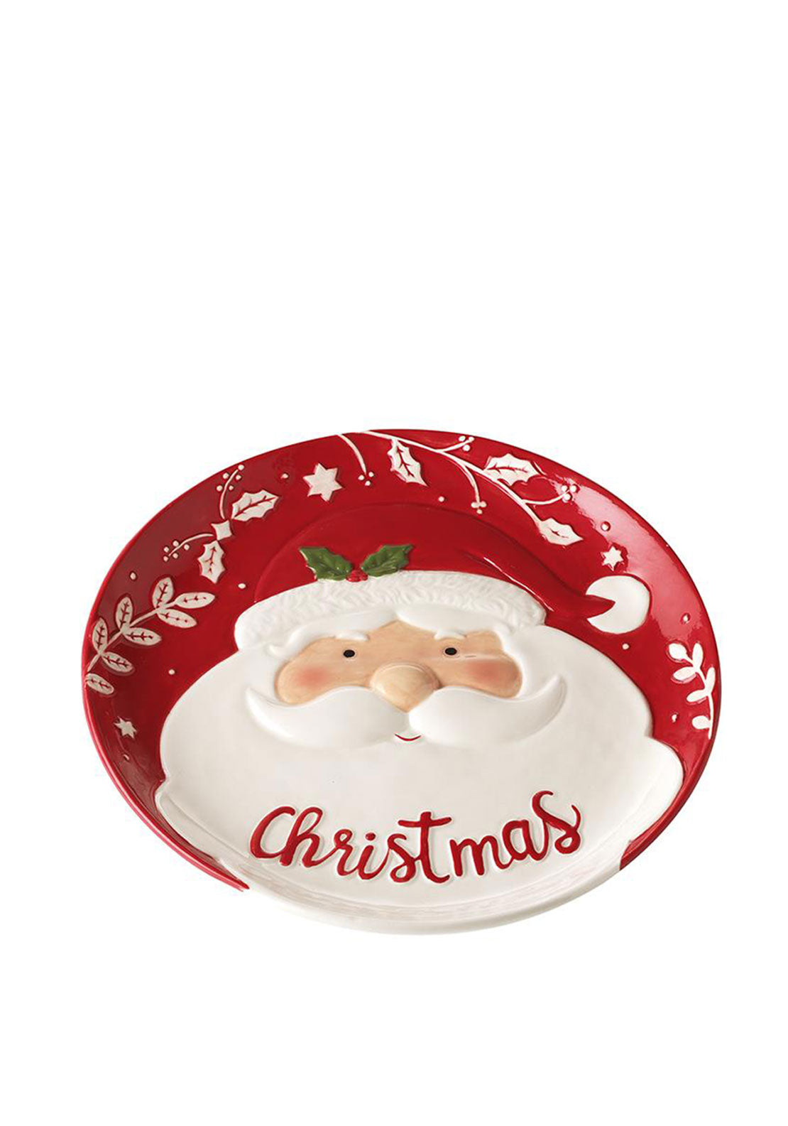 SANTA CHRISTMAS PLATE
