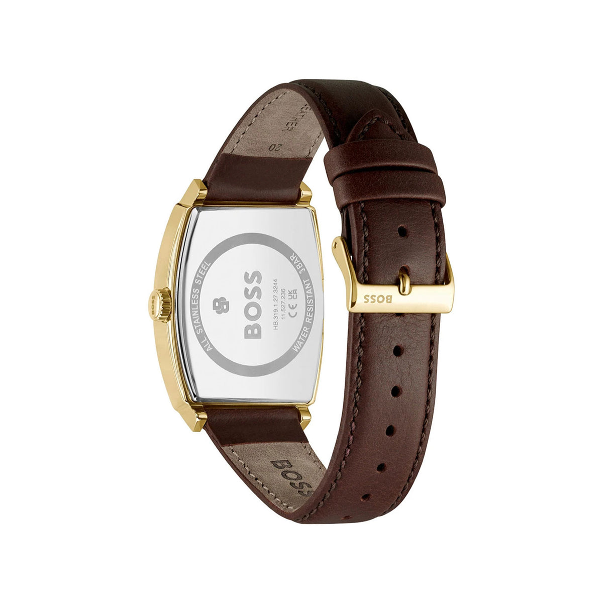 Hugo Boss Men’s Principle Ark Watch, Gold & Brown