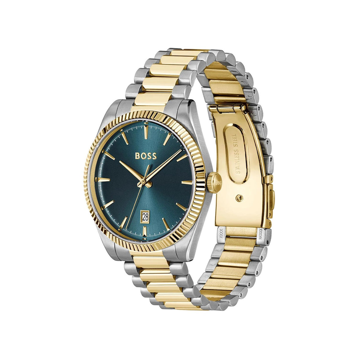 Hugo Boss Men’s Sunray Watch, Gold & Silver