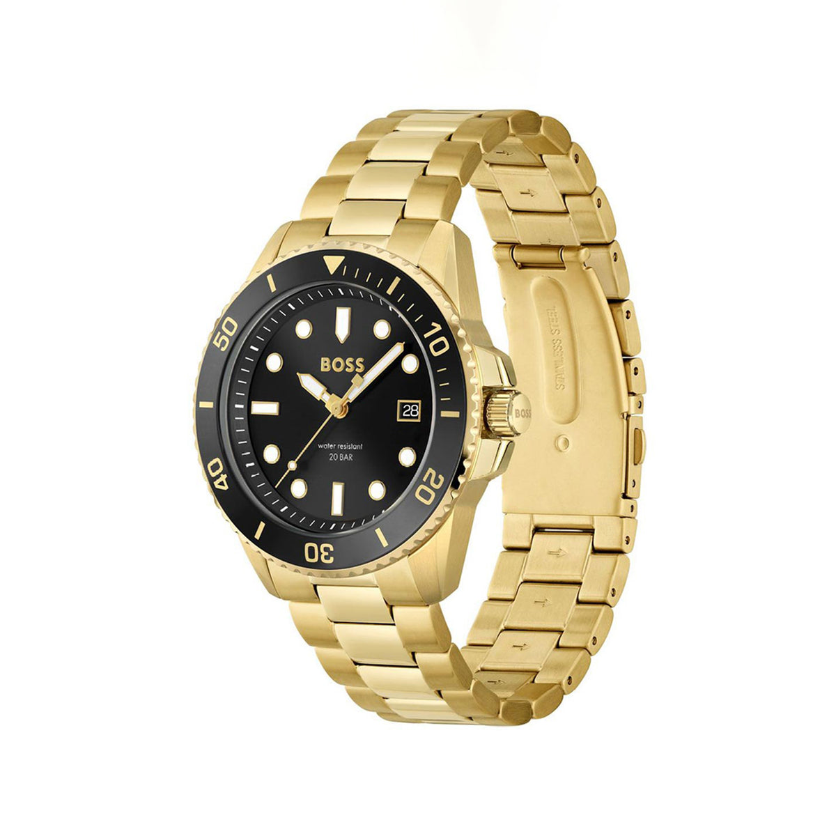 Hugo Boss Men's Ace Watch, Gold