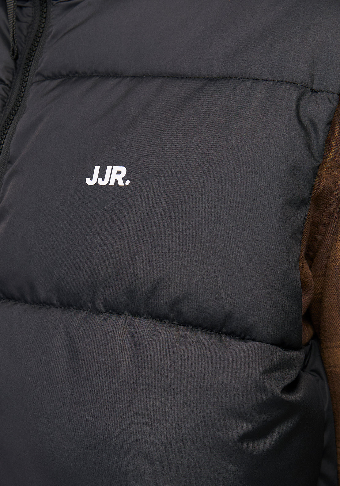 JJ Rebel by Jack & Jones Logo Gilet, Black