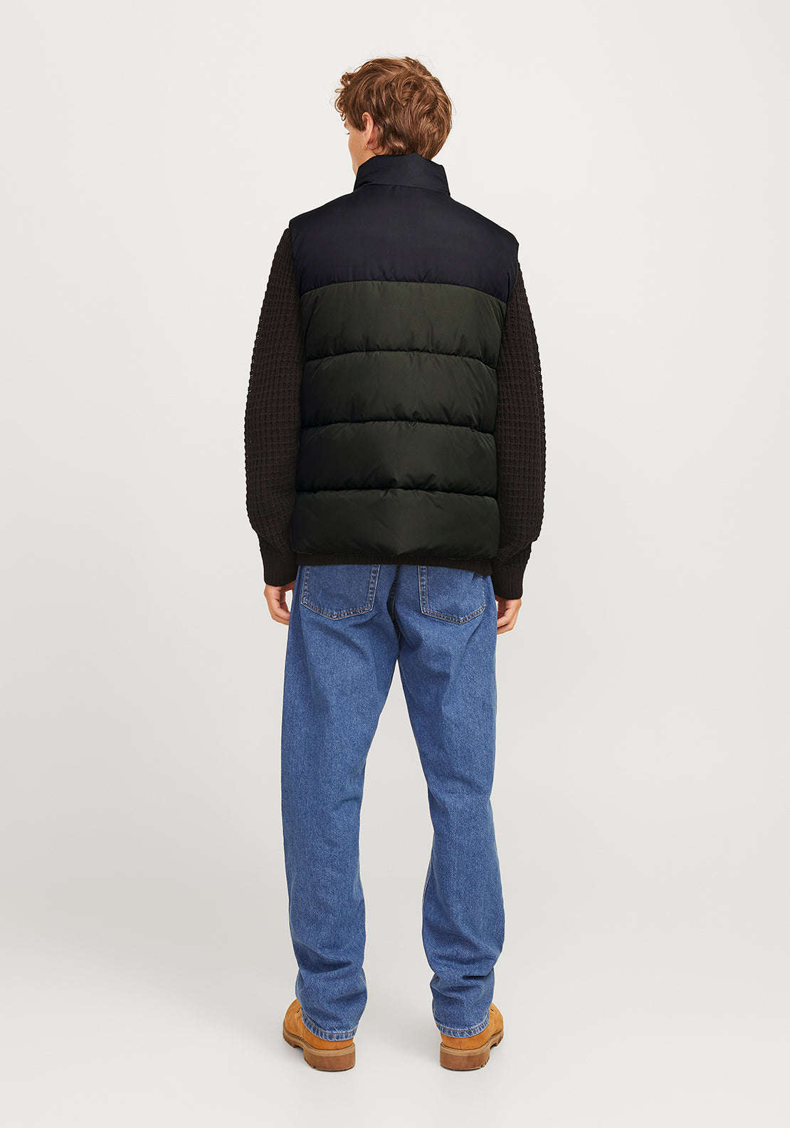 JJ Rebel by Jack & Jones Logo Gilet, Green