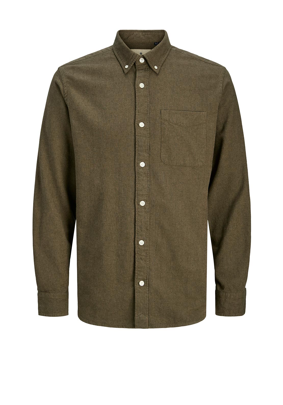 Jack & Jones Brook Twill Shirt, Green