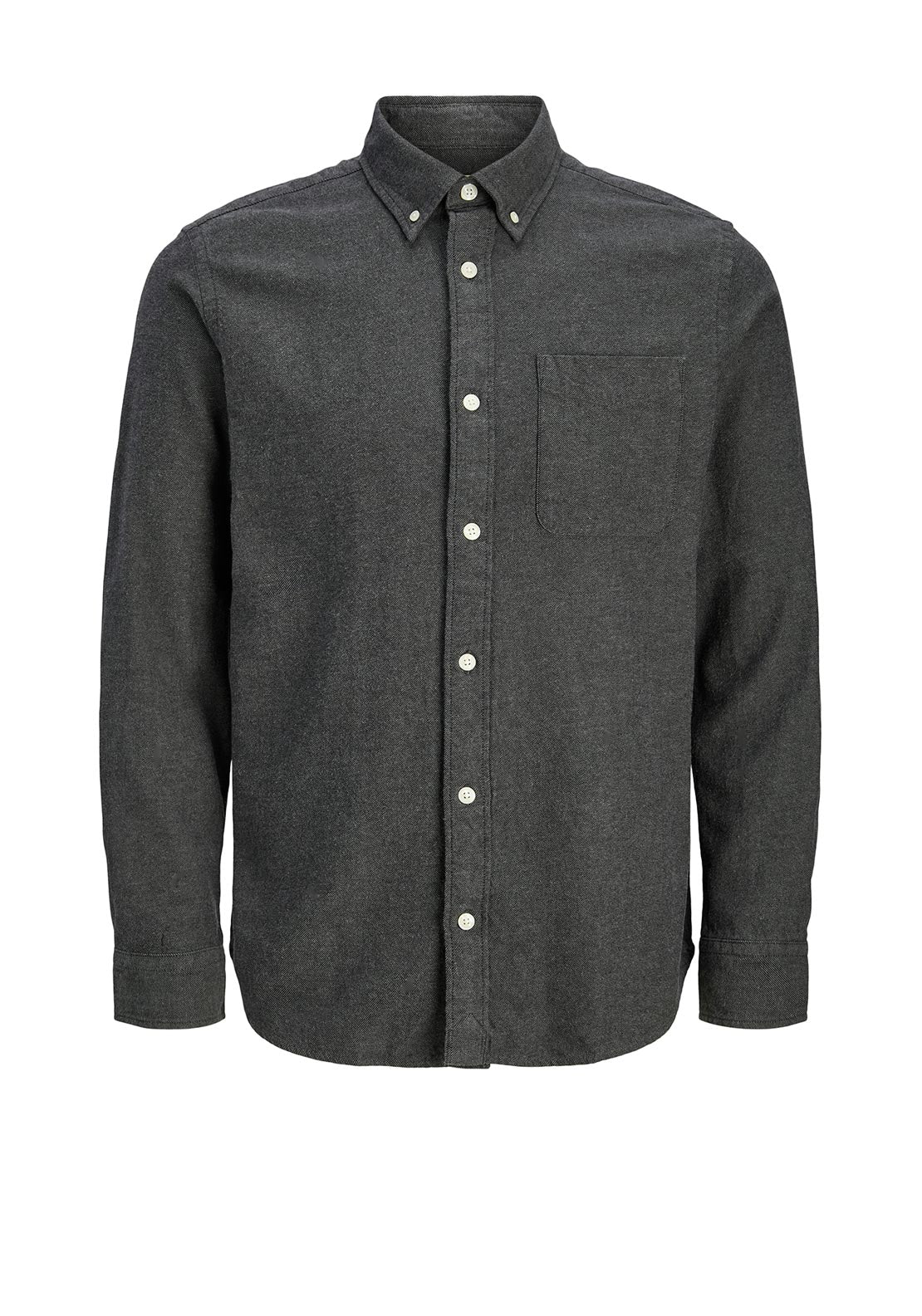 Jack & Jones Brook Twill Shirt, Charcoal
