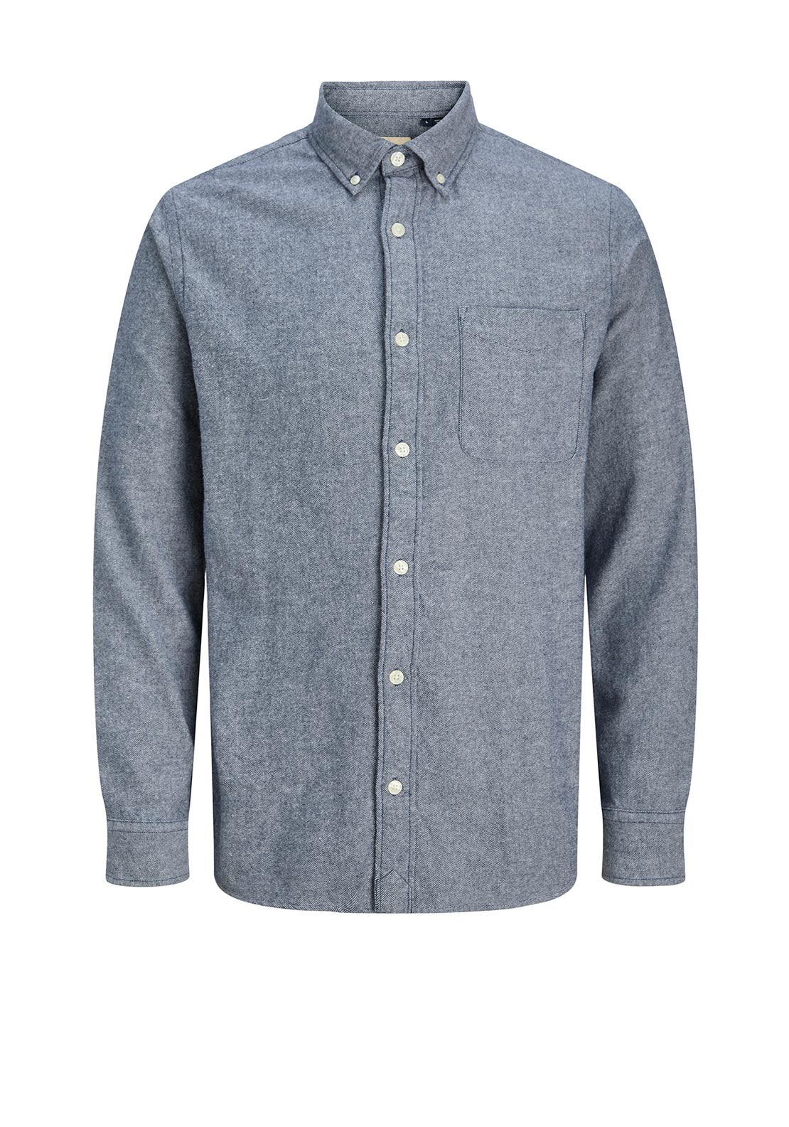 Jack & Jones Brook Twill Shirt, Navy & White