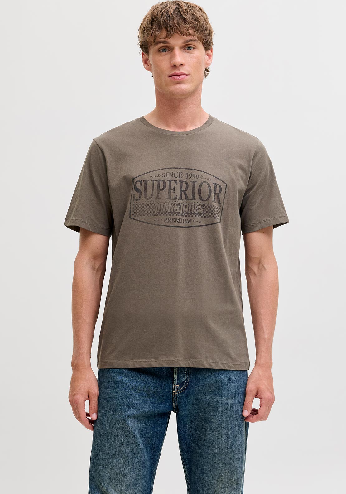 Jack & Jones Noah T-Shirt, Croc Green