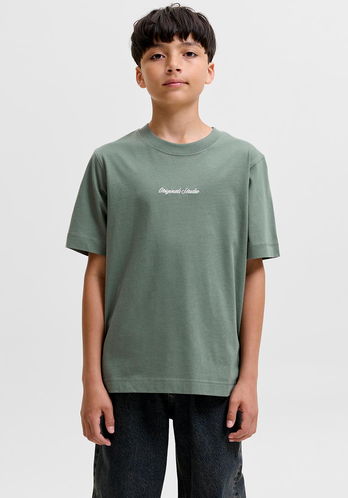 Jack & Jones Boy Norrebro Short Sleeve Tee, Green