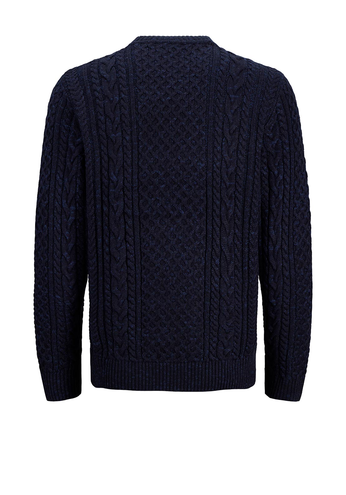 Jack & Jones Callum Cable Knit Jumper, Navy