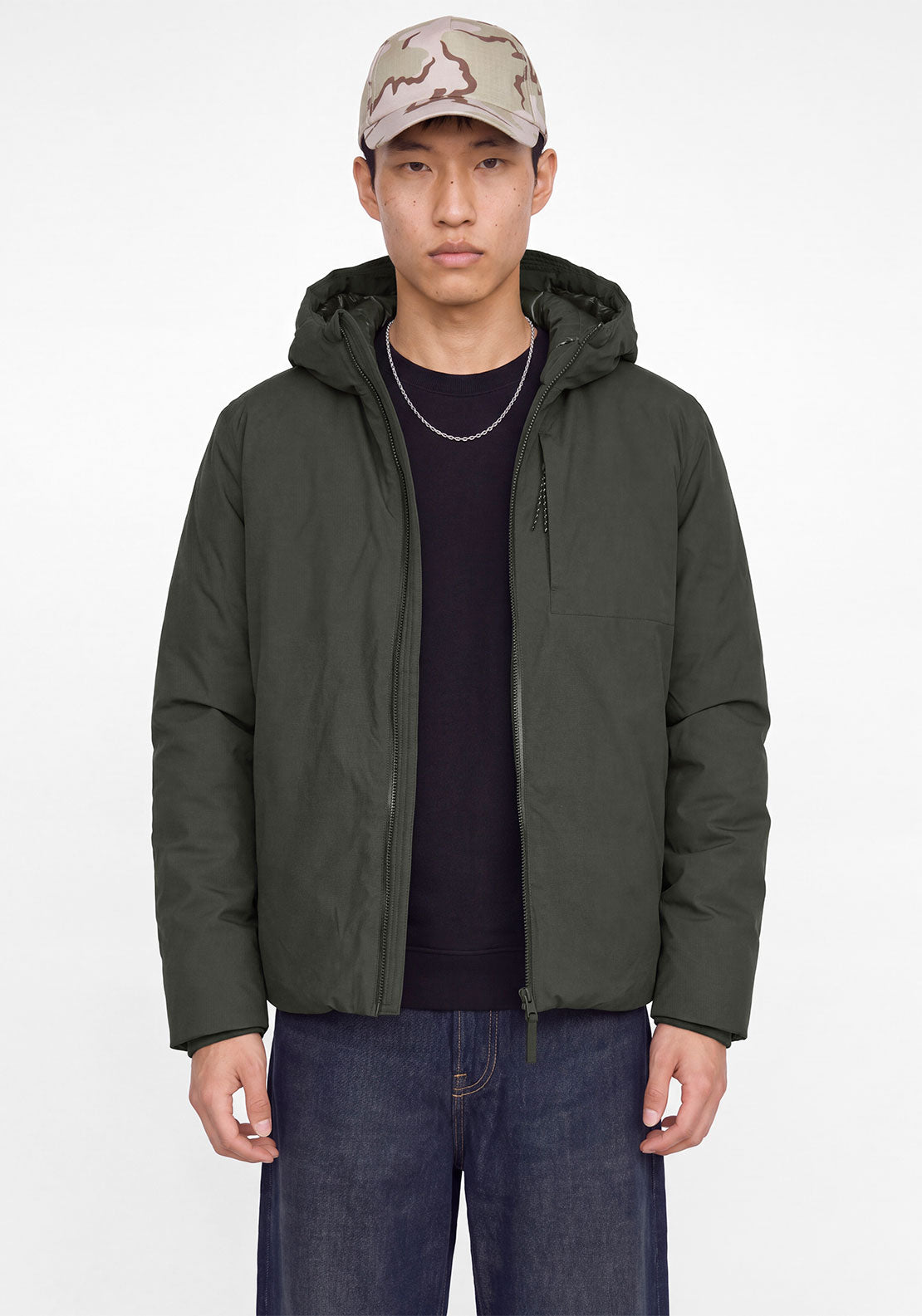 Jack & Jones Club Light Padded Jacket, Dark Green