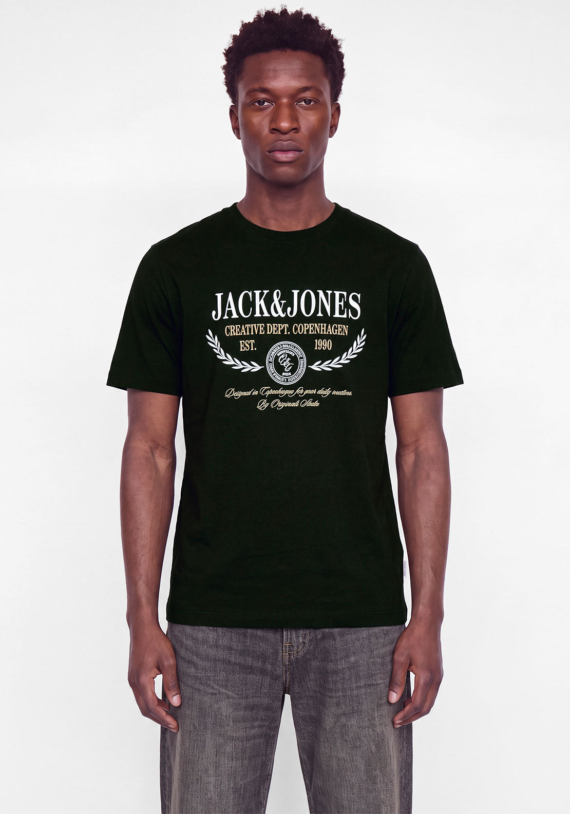 Jack & Jones Frederiksberg Graphic T-Shirt, Black