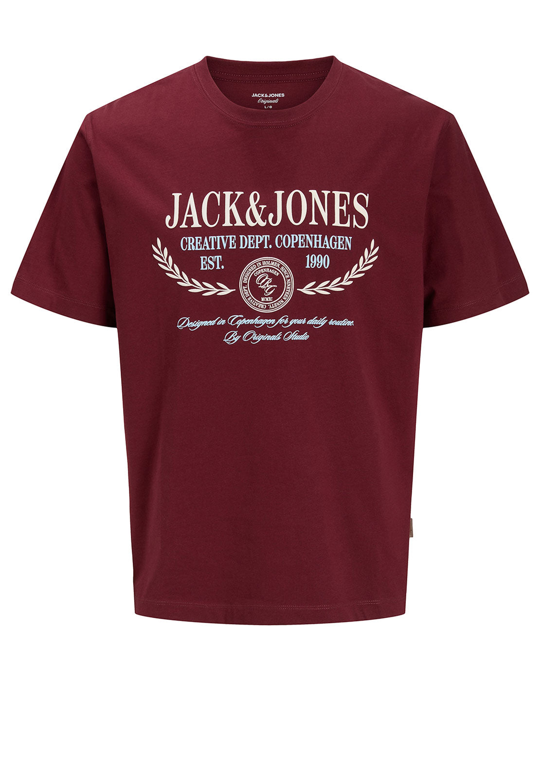 Jack & Jones Frederiksberg Graphic T-Shirt, Wine