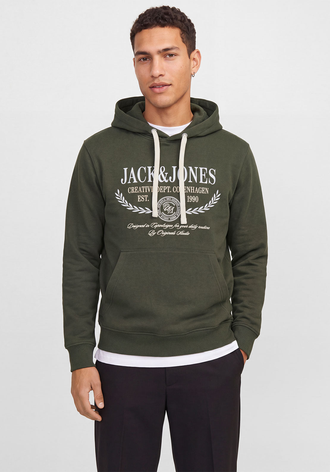 Jack & Jones Frederiksberg Graphic Hoodie, Green